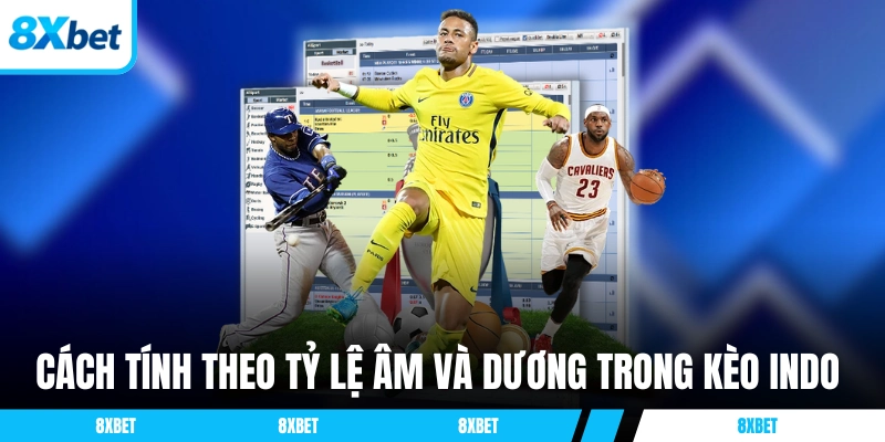 Cách tính theo tỷ lệ âm và dương trong kèo Indo là gì?